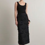 A.Emery Innes Skirt | Black Jacquard