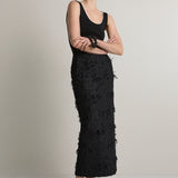 A.Emery Innes Skirt | Black Jacquard