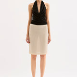 NiLS by NUDE LUCY Pharoah Midi Skirt | Silver