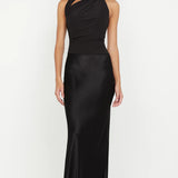 Bec + Bridge Ida Halter Maxi Dress | Black (PRE-ORDER)