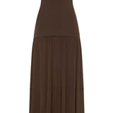 St Agni Strapless Balloon Hem Dress | Cedar (PRE-ORDER)