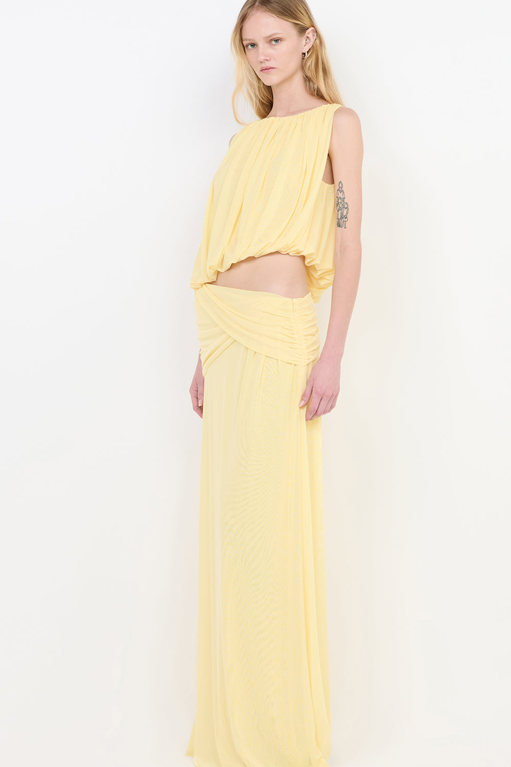ANYA GATHERED MAXI DRESS