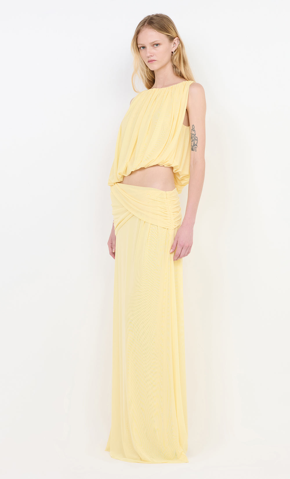 ANYA GATHERED MAXI DRESS