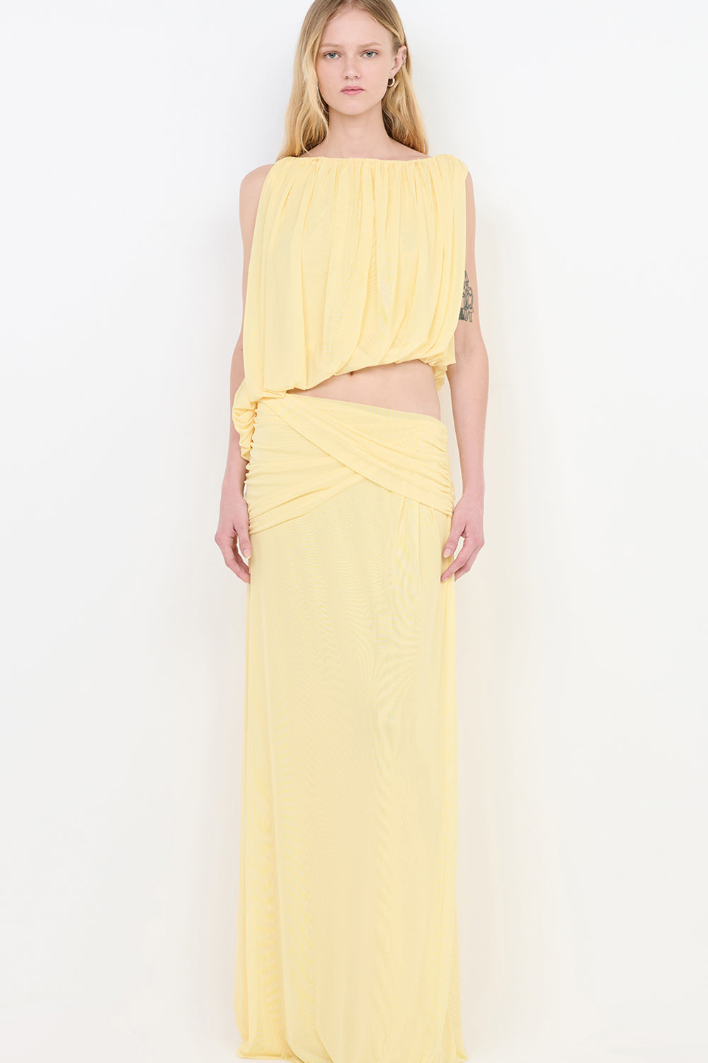 ANYA GATHERED MAXI DRESS