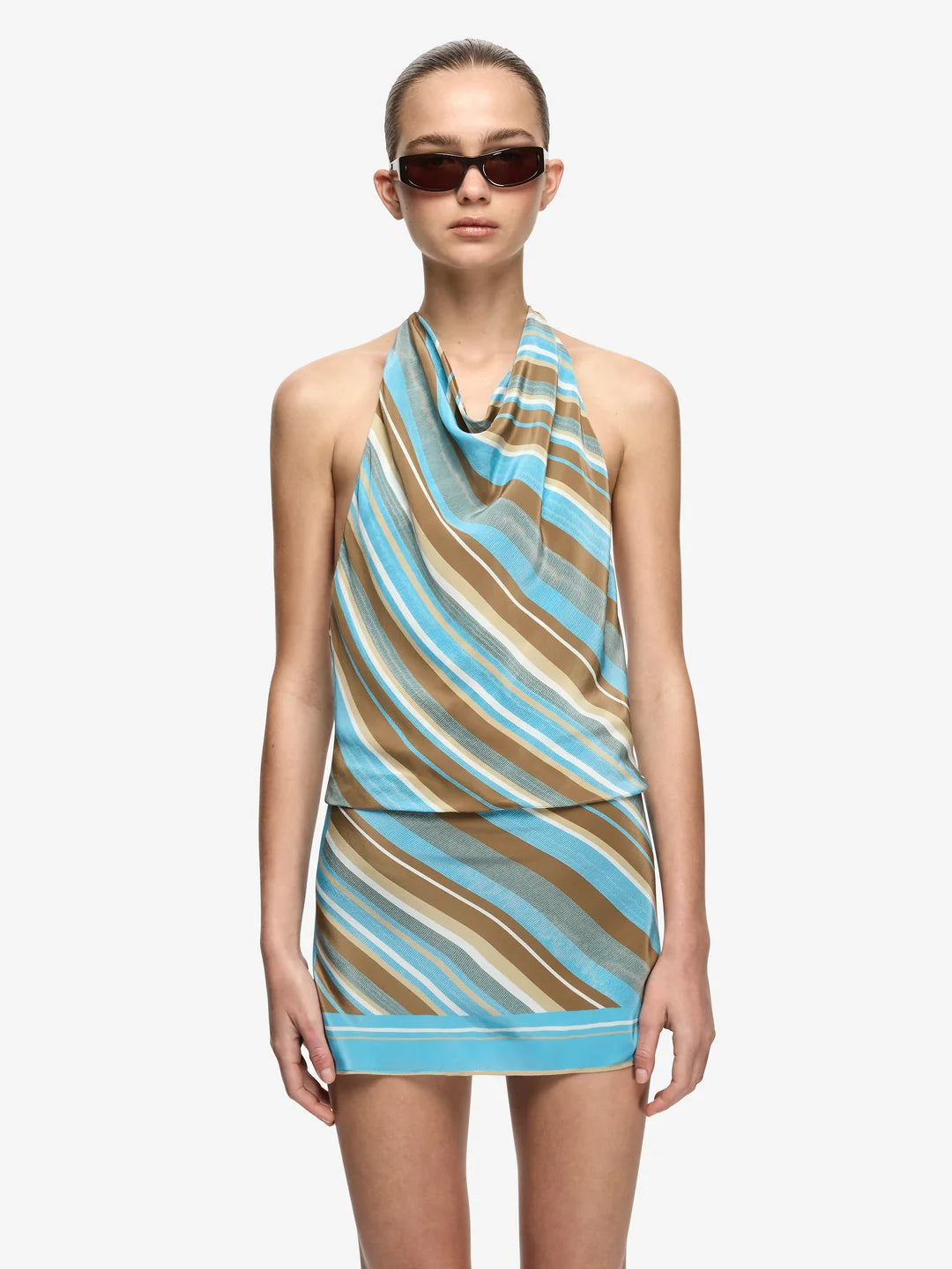 Bec + Bridge Elaris Mini Dress | Sandalwood Stripe
