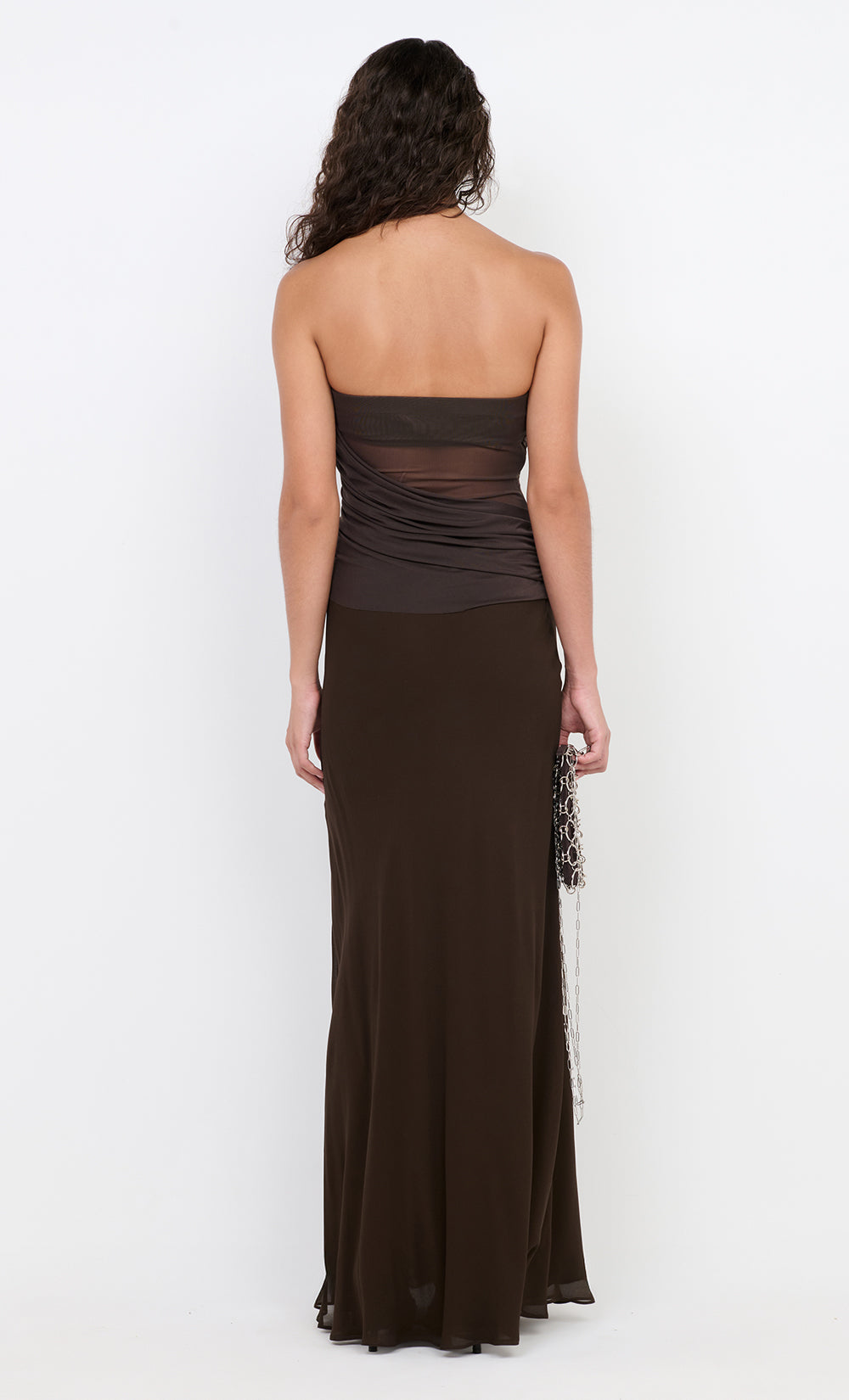 XANTHI STRAPLESS MAXI DRESS