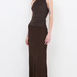 XANTHI HALTER MAXI DRESS