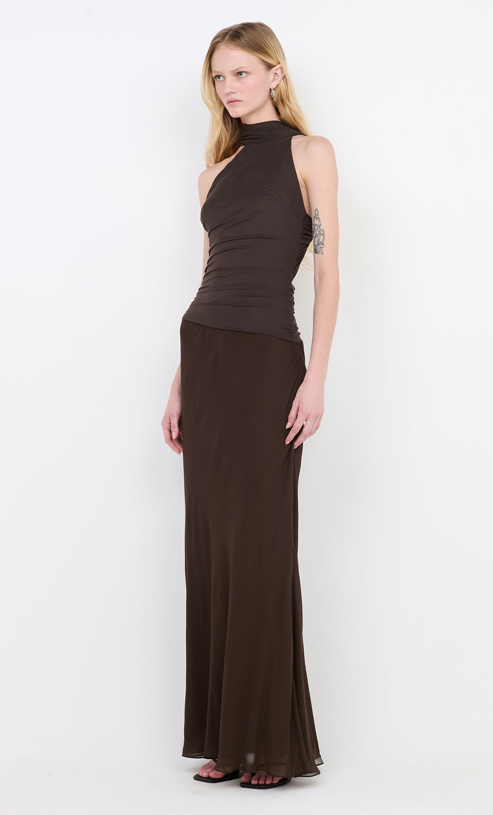 XANTHI HALTER MAXI DRESS