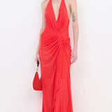 XANTHI V NECK MAXI DRESS