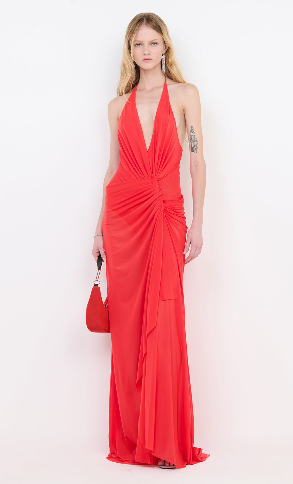 XANTHI V NECK MAXI DRESS