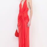 XANTHI V NECK MAXI DRESS