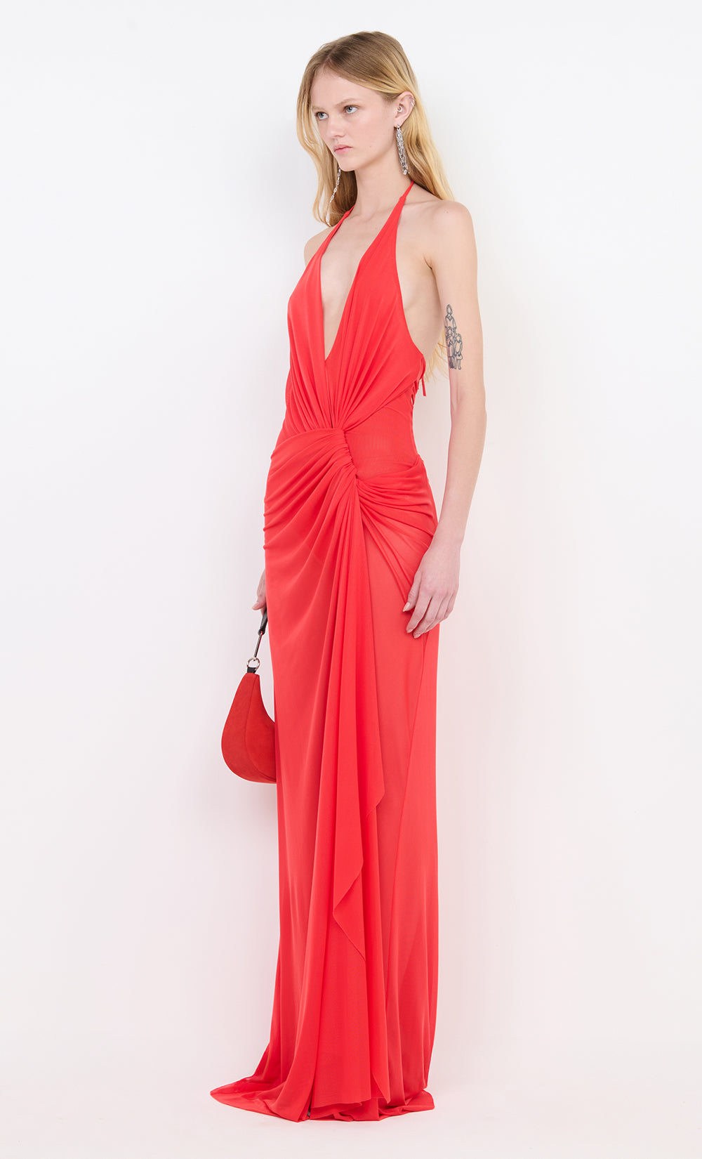XANTHI V NECK MAXI DRESS