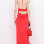 XANTHI V NECK MAXI DRESS