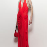 XANTHI V NECK MAXI DRESS