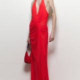 XANTHI V NECK MAXI DRESS
