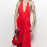 XANTHI V NECK MAXI DRESS
