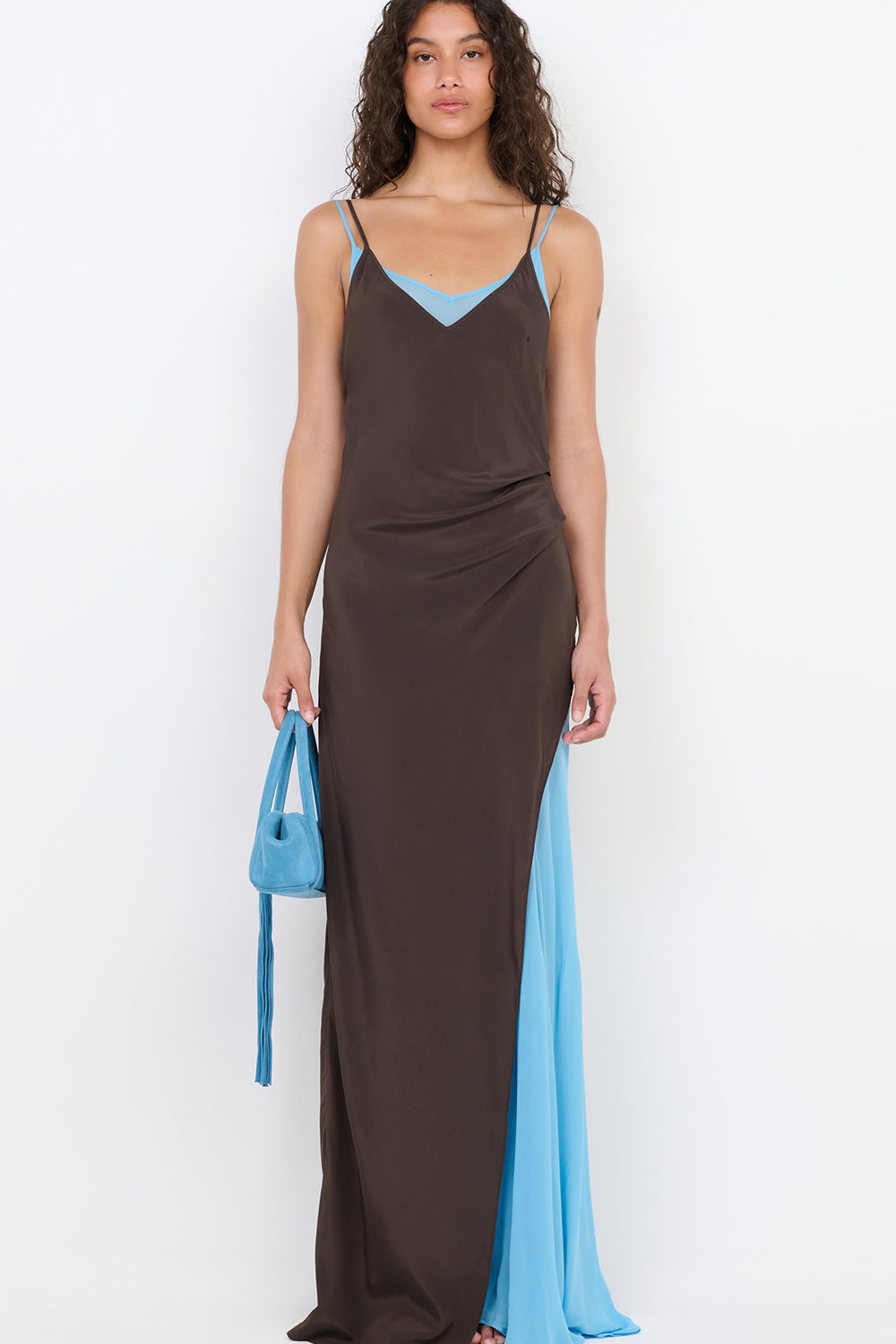 CLIO LAYERED MAXI DRESS