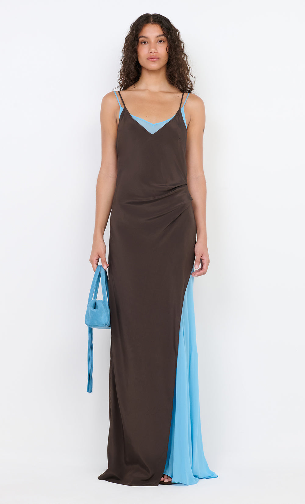 CLIO LAYERED MAXI DRESS