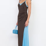 CLIO LAYERED MAXI DRESS