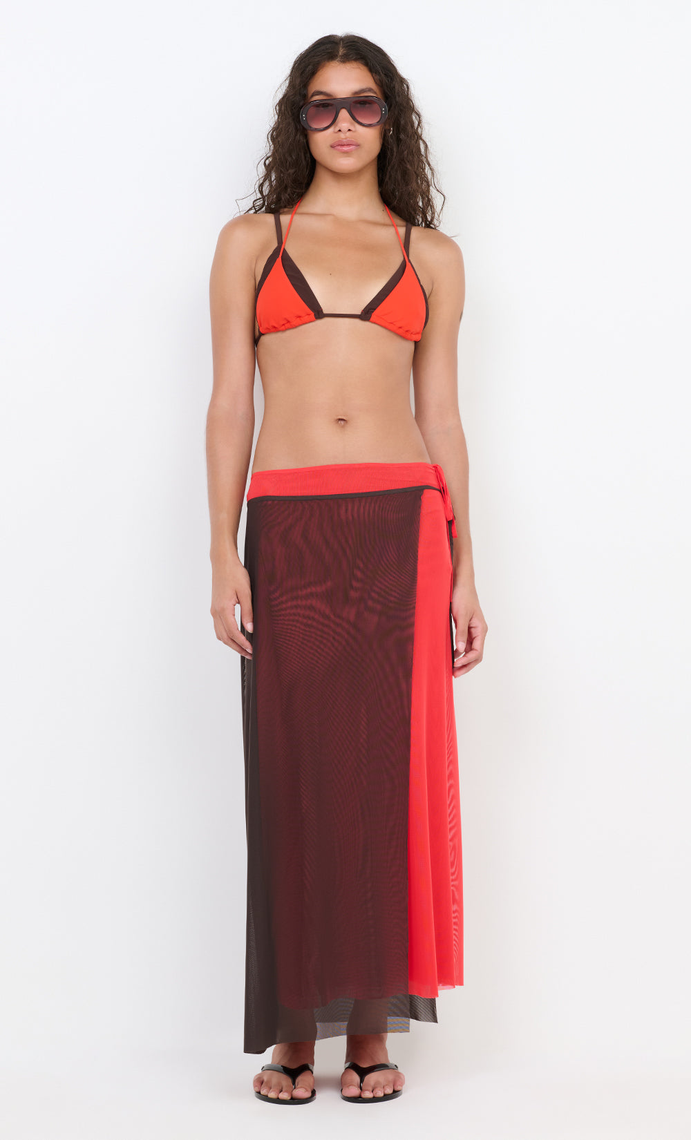 ALYNA CONTRAST SKIRT