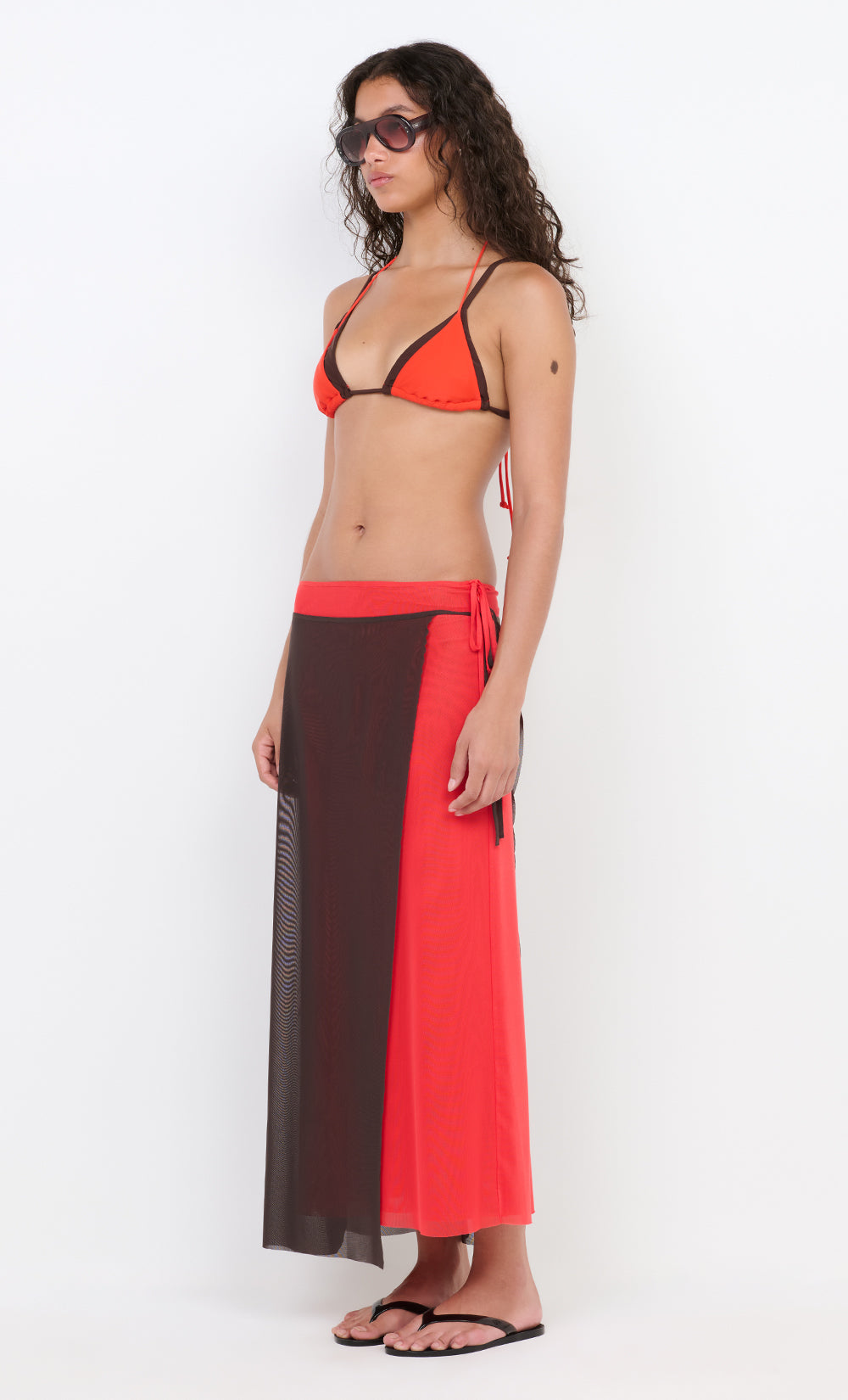 ALYNA CONTRAST SKIRT