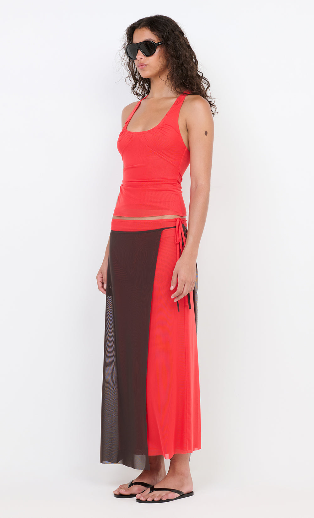 ALYNA CONTRAST SKIRT
