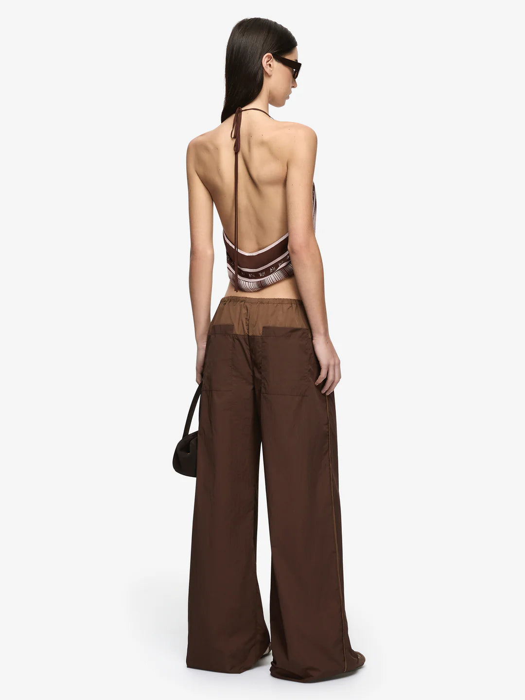 Bec + Bridge Evely Halter Top | Geo Scarf Print