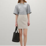 A.Emery The Mika Tee | Grey Melange