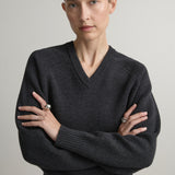 A.Emery The Diot Knit | Charcoal Melange