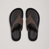 A.Emery Hardie Heeled Sandal | Liquorice Suede