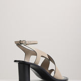 A.Emery Lulu Heeled Sandal | Greige