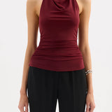 NiLS by NUDE LUCY Abru Halter Top | Cherry