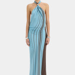 Rioja Halter Scarf Maxi Dress