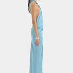 Rioja Halter Scarf Maxi Dress