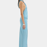 Rioja Halter Scarf Maxi Dress