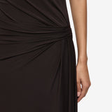 Bec + Bridge Court Halter Maxi Dress | Dark Chocolate