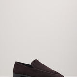 A.Emery Lane Loafer | Black Berry Suede