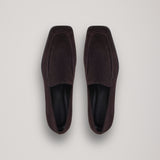 A.Emery Lane Loafer | Black Berry Suede