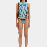 Rioja Halter Scarf Top