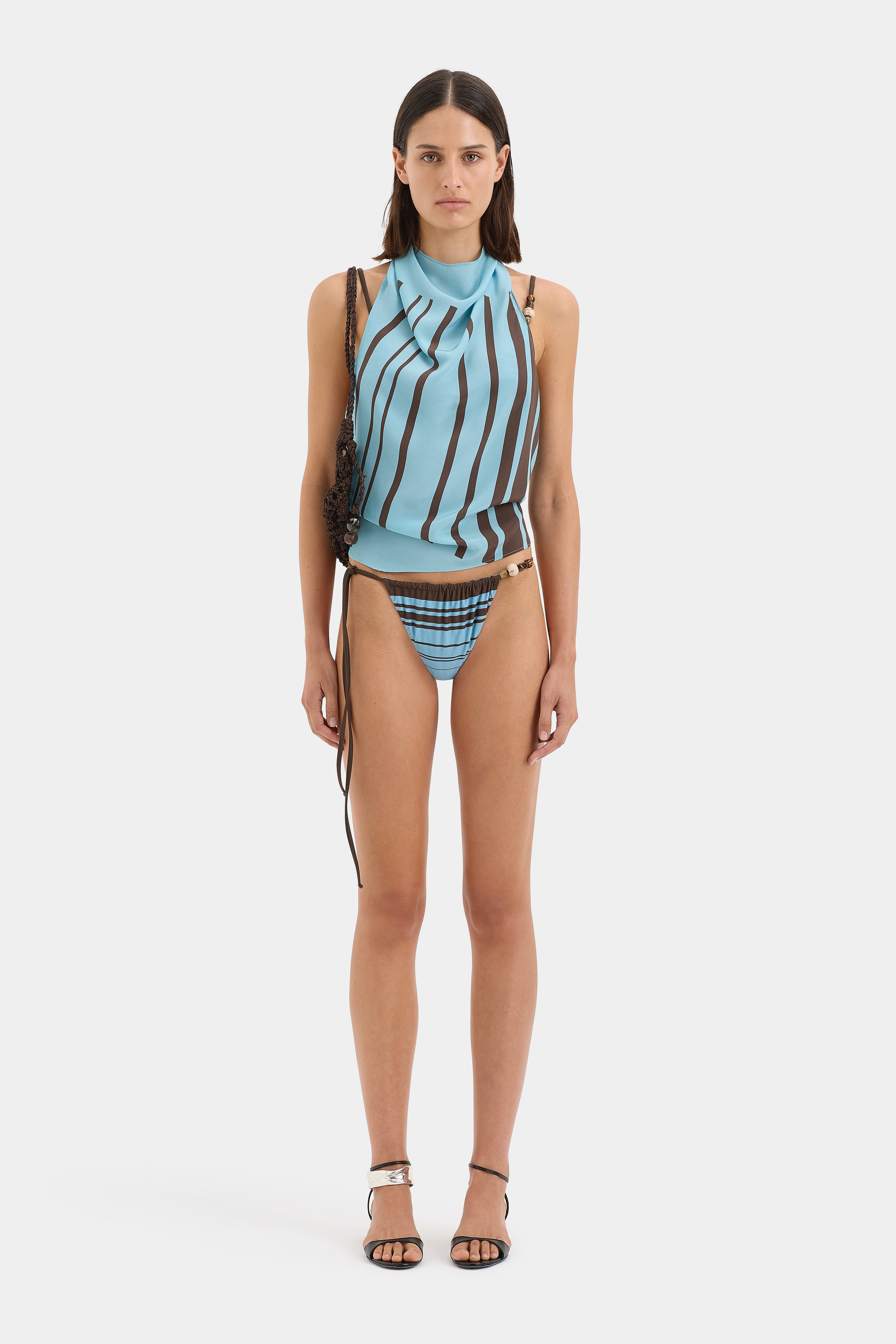 Rioja Halter Scarf Top