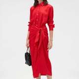 Oroton Silk Sarong Dress | Poppy