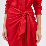 Oroton Silk Sarong Dress | Poppy