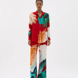 Muma World Murex Silk Pant | Red
