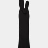 Misha The Cascada Draped Dress | Black (PRE-ORDER)