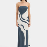 Lilou Strapless Midi Dress