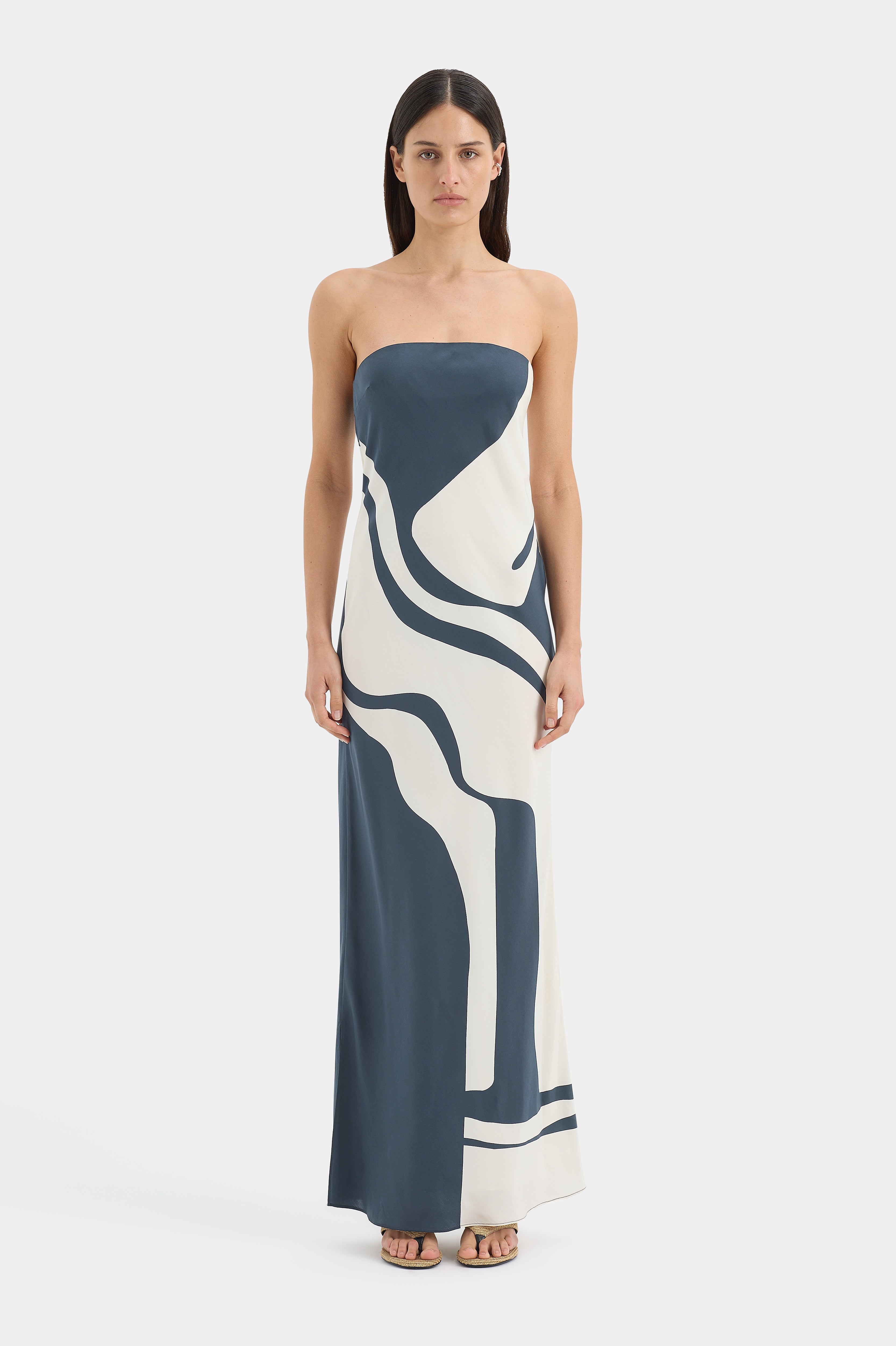 Lilou Strapless Midi Dress