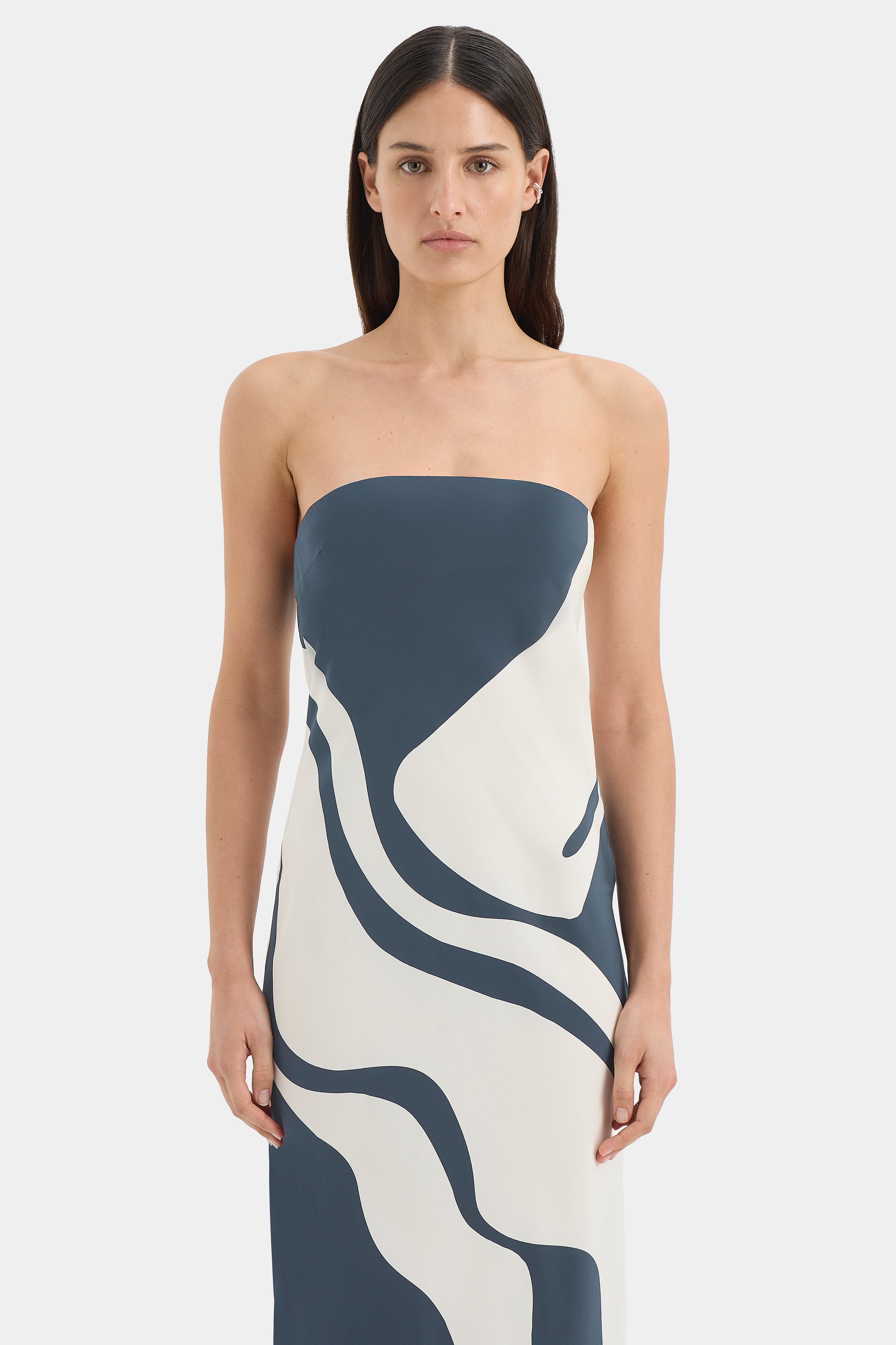 Lilou Strapless Midi Dress