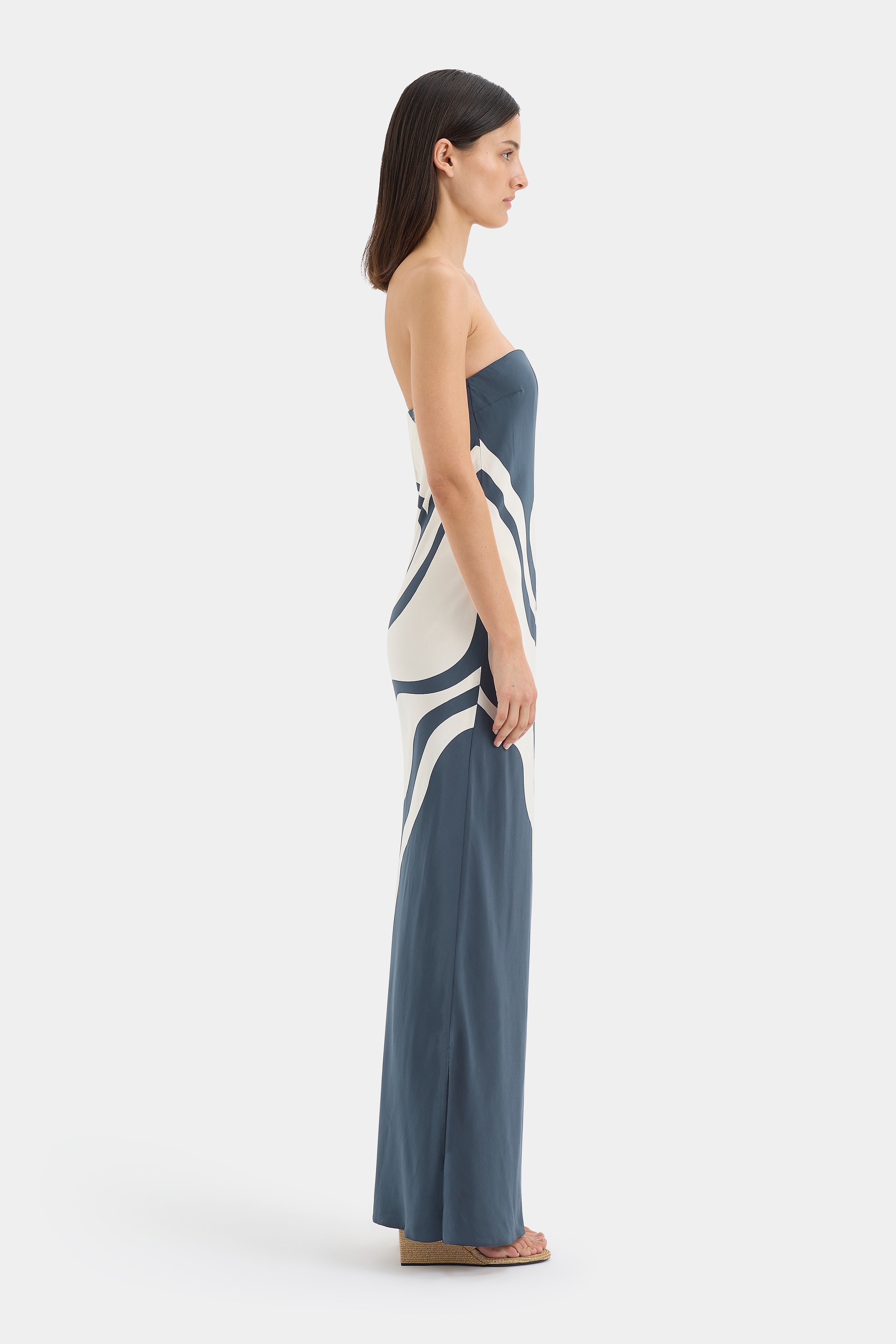 Lilou Strapless Midi Dress
