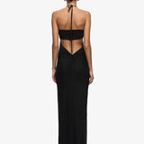 Bec + Bridge Delila Spiral Maxi Dress | Black