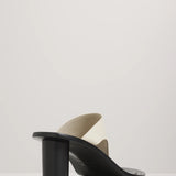 A Emery Hardie Heeled Sandal | Egg Shell